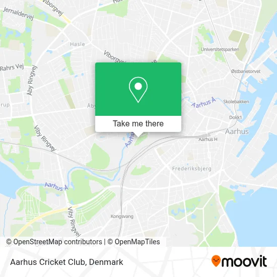 Aarhus Cricket Club map
