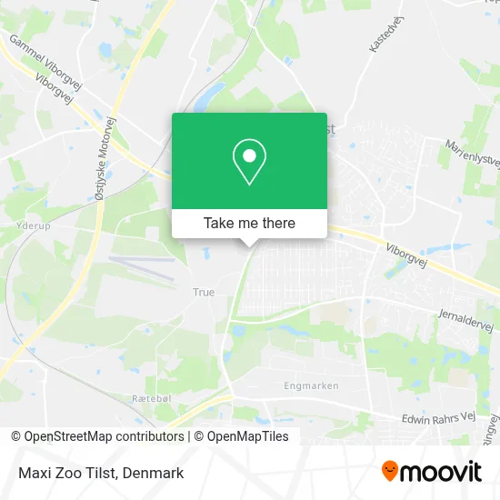 Maxi Zoo Tilst map