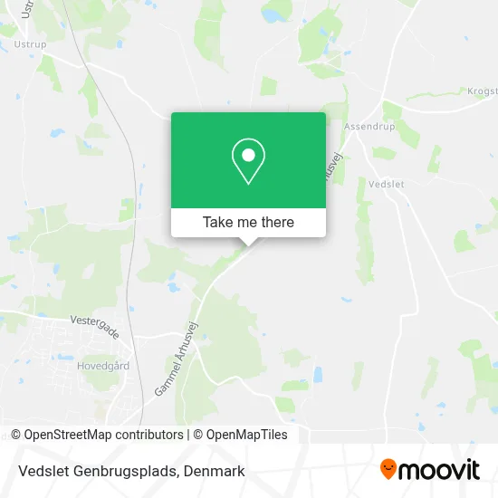 Vedslet Genbrugsplads map