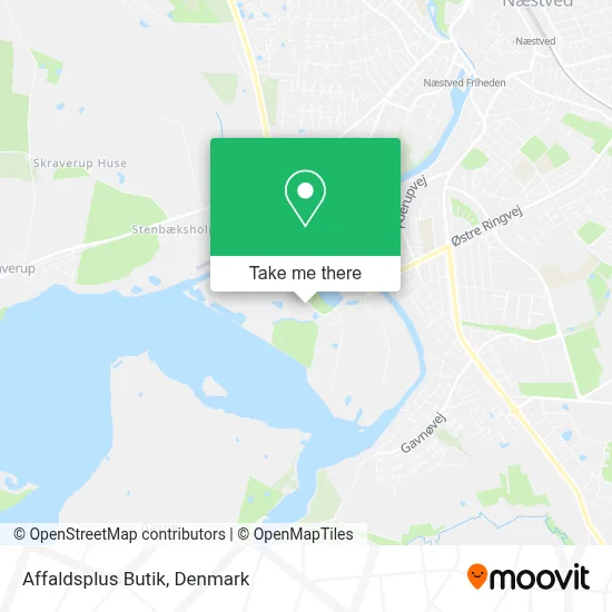 Affaldsplus Butik map