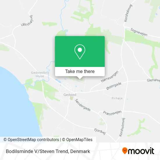 Bodilsminde V/Steven Trend map