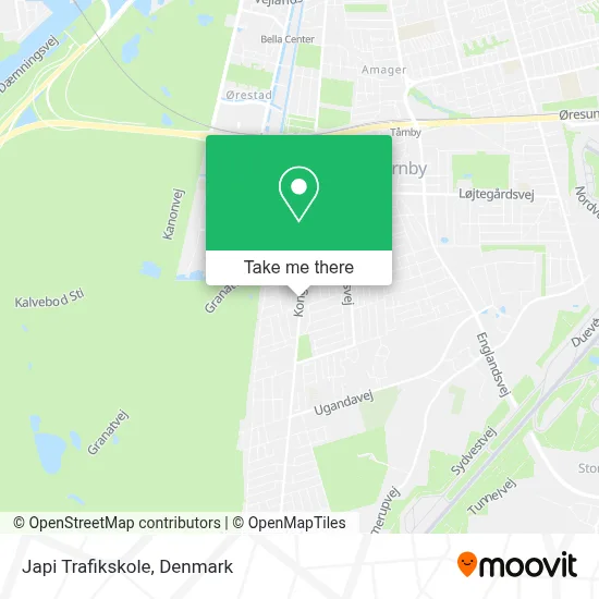 Japi Trafikskole map
