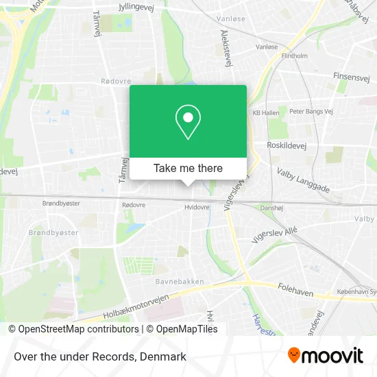 Over the under Records map