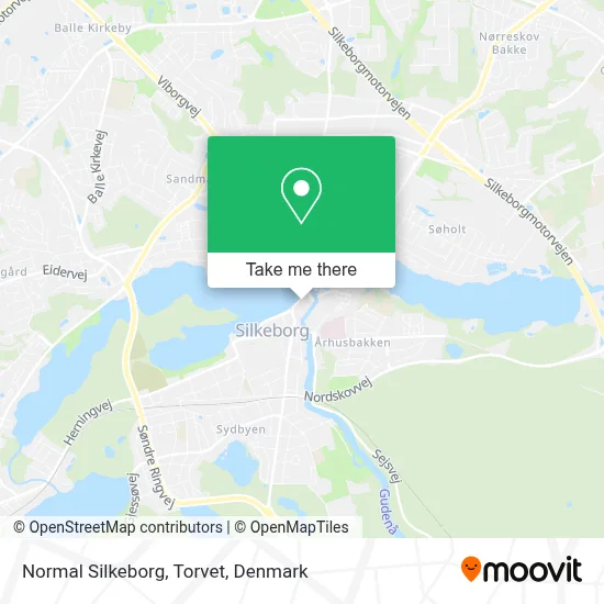 Normal Silkeborg, Torvet map