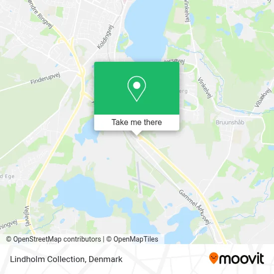 Lindholm Collection map