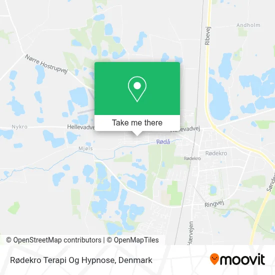 Rødekro Terapi Og Hypnose map
