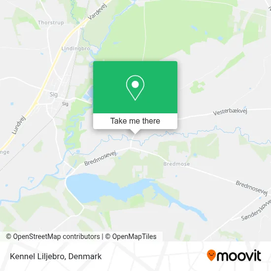 Kennel Liljebro map