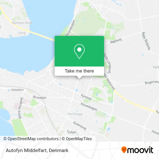 Autofyn Middelfart map