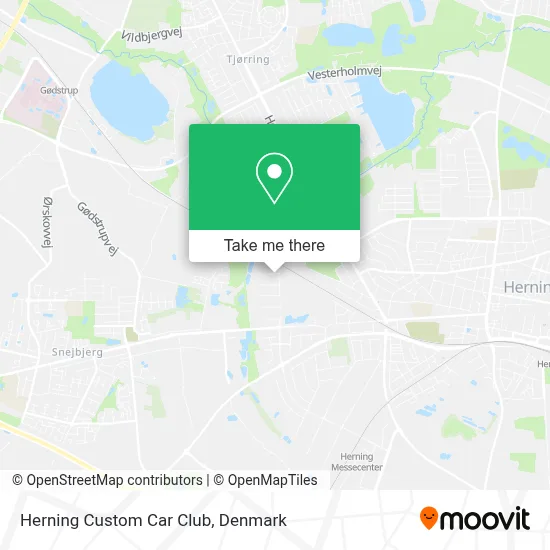 Herning Custom Car Club map