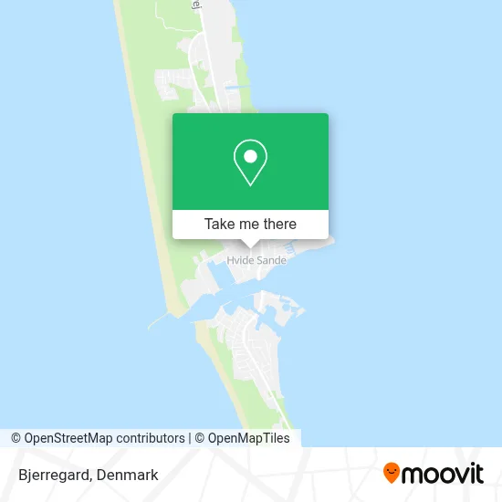 Bjerregard map