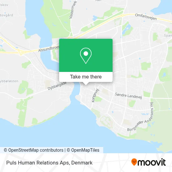 Puls Human Relations Aps map