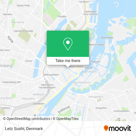 Letz Sushi map