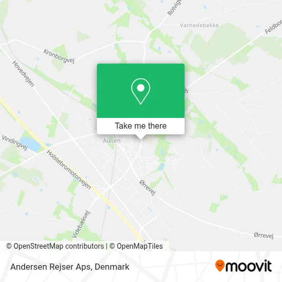 Andersen Rejser Aps map