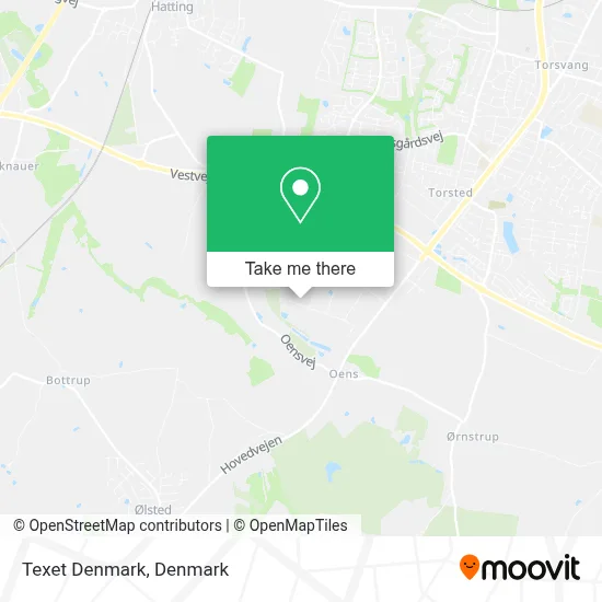 Texet Denmark map