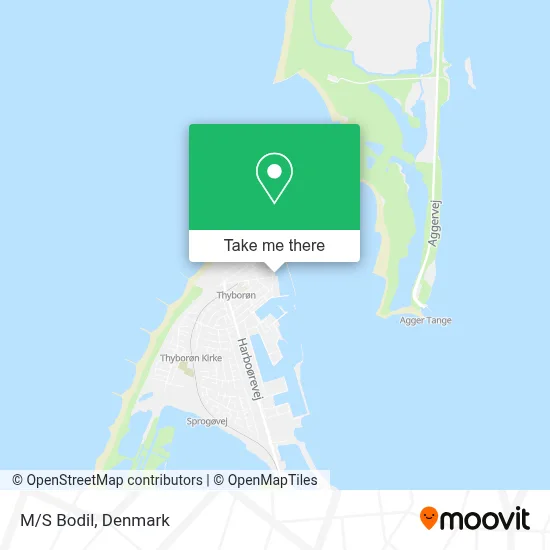 M/S Bodil map