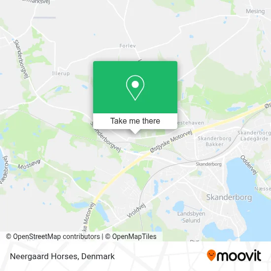 Neergaard Horses map