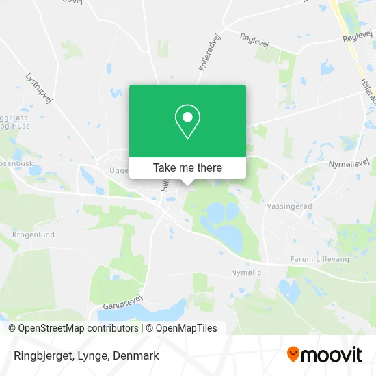 Ringbjerget, Lynge map