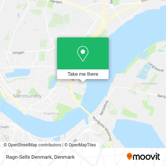 Ragn-Sells Denmark map