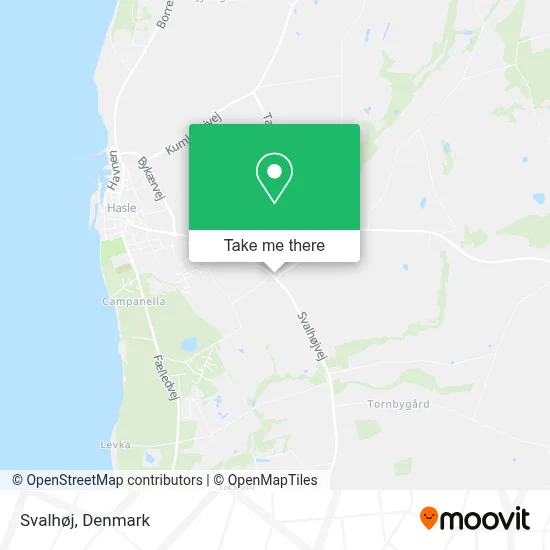 Svalhøj map