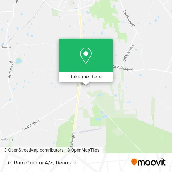 Rg Rom Gummi A/S map
