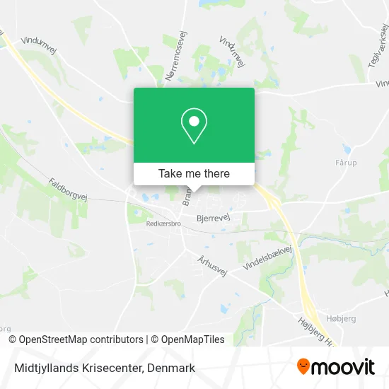 Midtjyllands Krisecenter map
