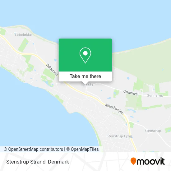 Stenstrup Strand map