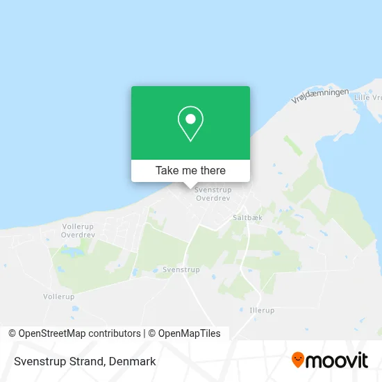 Svenstrup Strand map