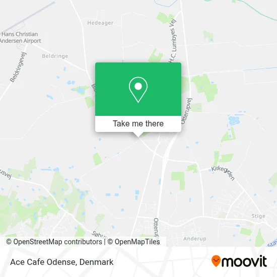 Ace Cafe Odense map