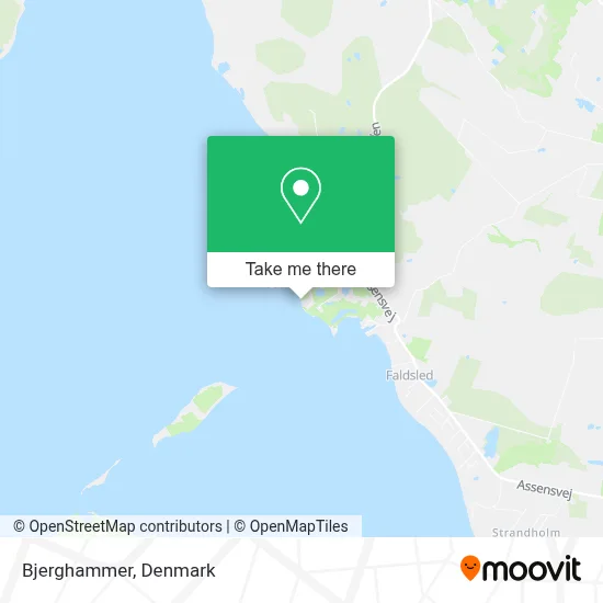 Bjerghammer map