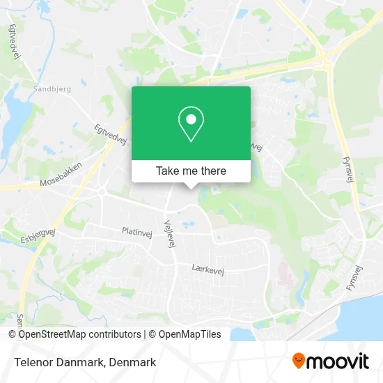 Telenor Danmark map