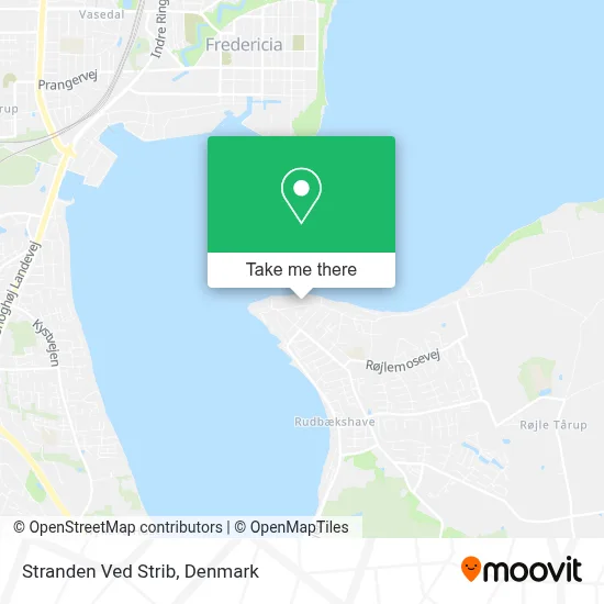 Stranden Ved Strib map