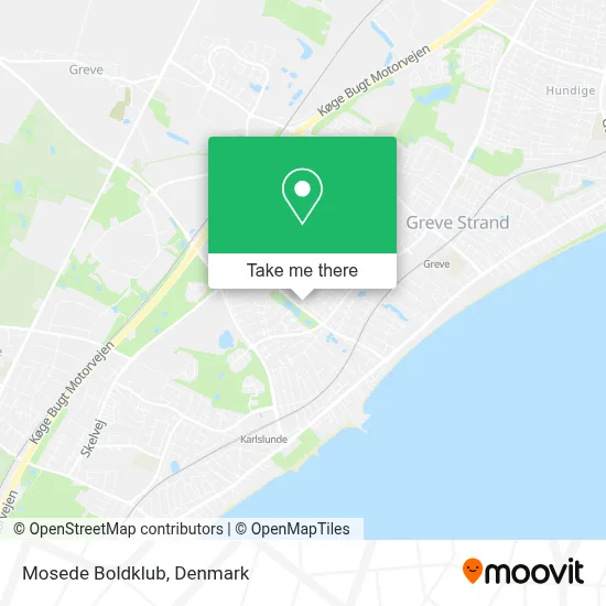 Mosede Boldklub map