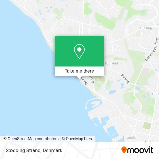 Sædding Strand map