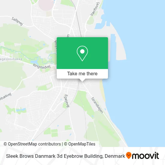 Sleek Brows Danmark 3d Eyebrow Building map