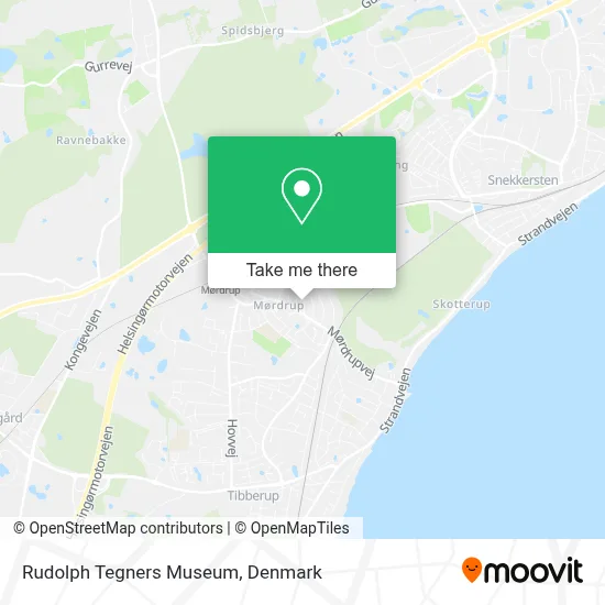 Rudolph Tegners Museum map