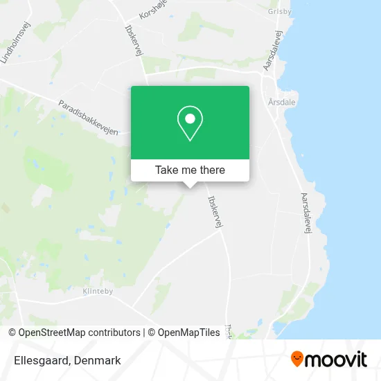 Ellesgaard map
