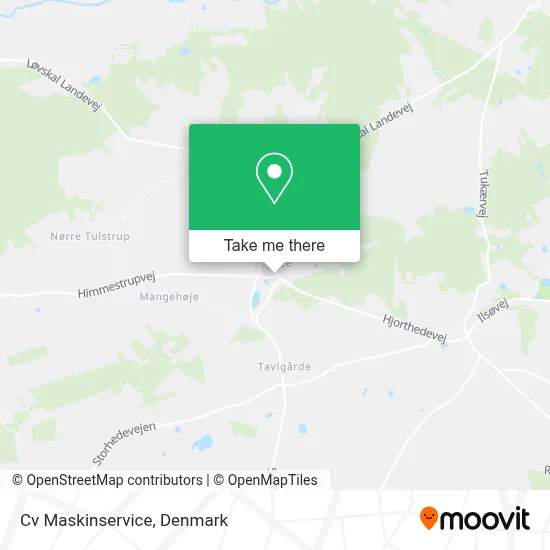 Cv Maskinservice map