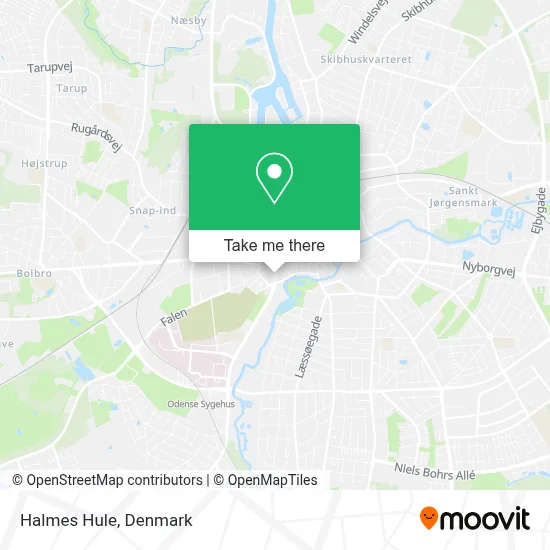 Halmes Hule map