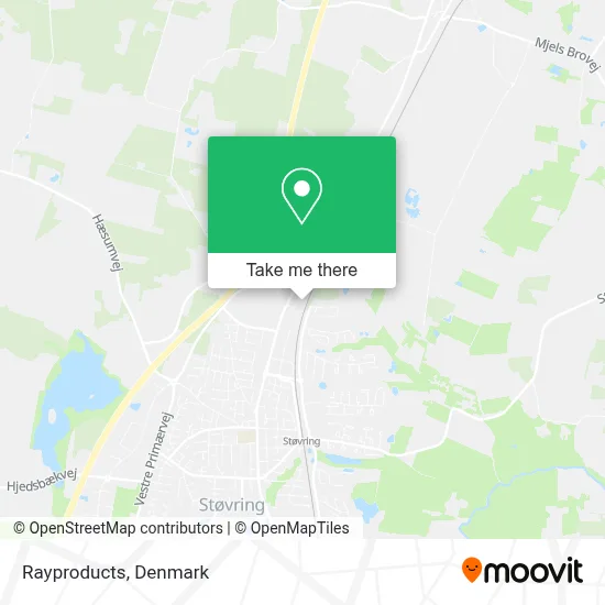 Rayproducts map