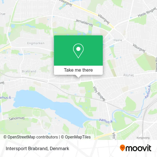Intersport Brabrand map