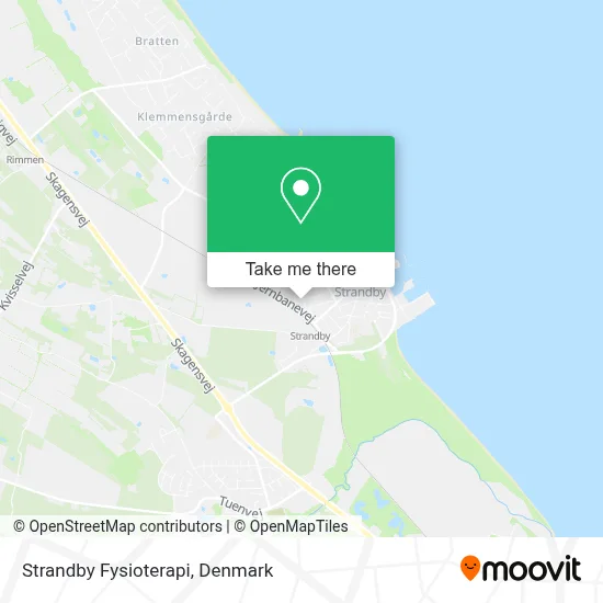 Strandby Fysioterapi map