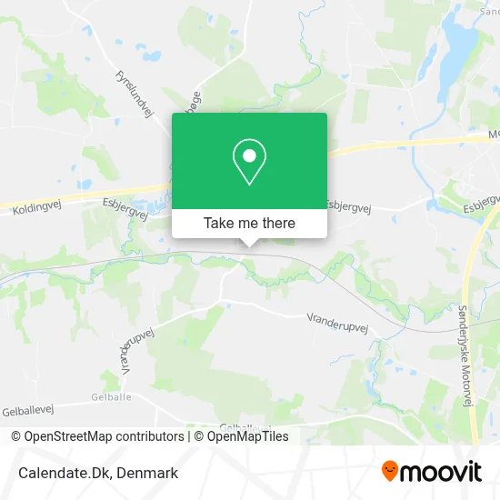 Calendate.Dk map