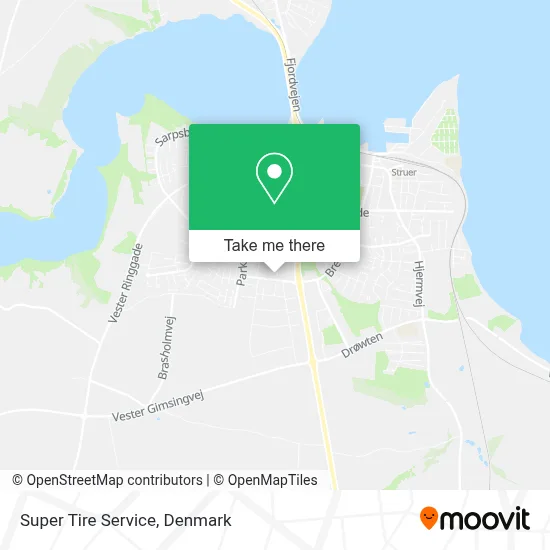 Super Tire Service map