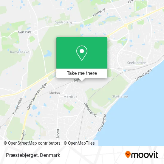 Præstebjerget map