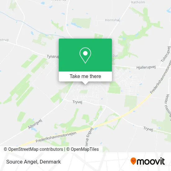 Source Angel map
