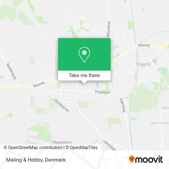 Maling & Hobby map