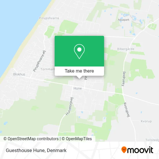 Guesthouse Hune map