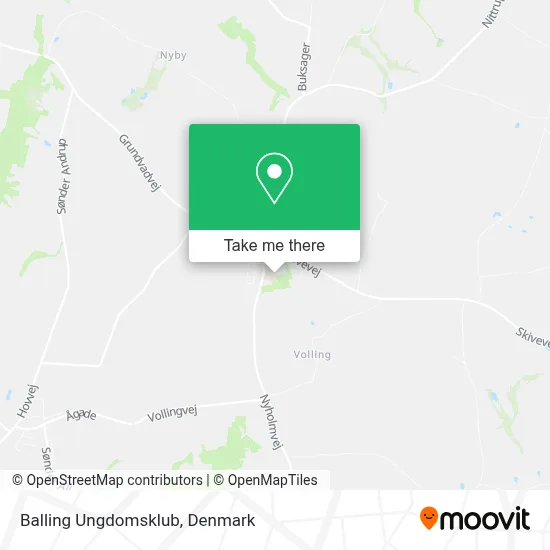 Balling Ungdomsklub map