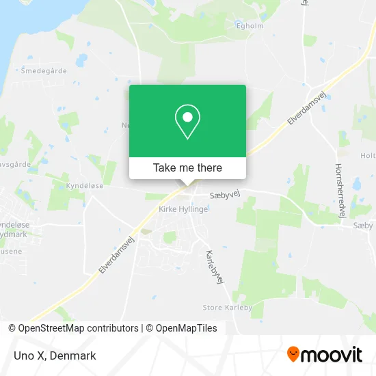 Uno X map