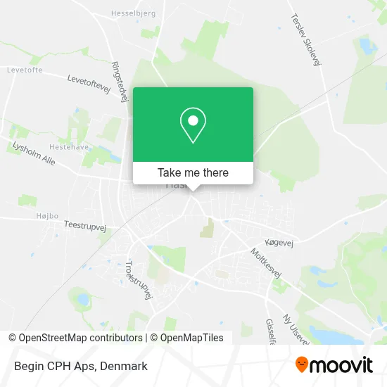 Begin CPH Aps map